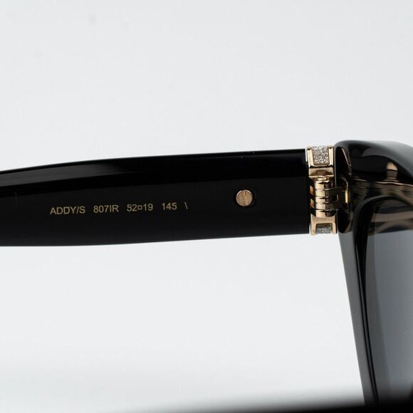 Jimmy Choo Women Sunglasses Black Grey Cat Eye ADDY/S 0807 BRAND NEW - Picture 12 of 14